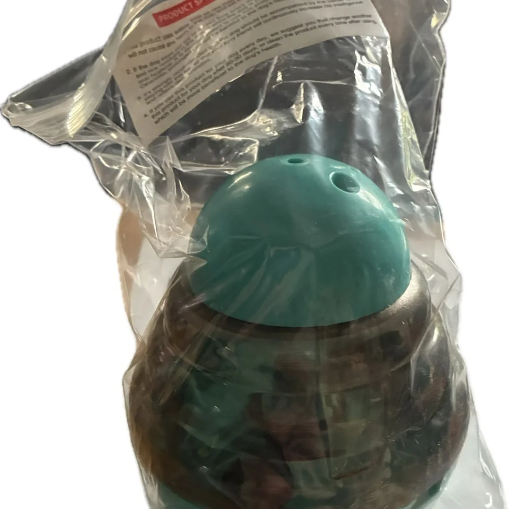 🐾 Interactive Tumbler Pet Food Dispensing Ball - Turquoise for Dogs and Cats